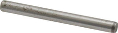 Made in USA - 1/8" Diam x 1-1/4" Pin Length Grade 8 Alloy Steel Standard Dowel Pin - Bright Finish, C 47-58 & C 60 (Surface) Hardness, 1,840 Lb (Single Shear), 3,680 Lb (Double Shear) Breaking Strength, 1 Beveled & 1 Rounded End - Industrial Tool & Supply