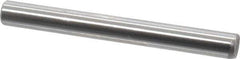 Made in USA - 3/16" Diam x 1-3/4" Pin Length Grade 8 Alloy Steel Standard Dowel Pin - Bright Finish, C 47-58 & C 60 (Surface) Hardness, 4,150 Lb (Single Shear), 8,300 Lb (Double Shear) Breaking Strength, 1 Beveled & 1 Rounded End - Industrial Tool & Supply