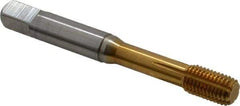 Guhring - 5/16-24 UNF 2BX H7/H8 Thread Limit Modified Bottoming Thread Forming Tap - Cobalt, TiN Finish, 2-23/32" OAL, 0.453" Thread Length, Right Hand Thread, Series 3941 - Exact Industrial Supply
