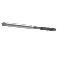 Guhring - #6-32 UNC 2BX Modified Bottoming Thread Forming Tap - Cobalt, TiCN Finish, 2" OAL, 0.315" Thread Length, Right Hand Thread, Series 3943 - Exact Industrial Supply