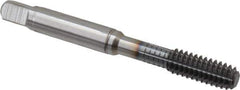 Guhring - 1/4-20 UNC 2BX Modified Bottoming Thread Forming Tap - Cobalt, TiCN Finish, 2-1/2" OAL, 0.512" Thread Length, Right Hand Thread, Series 3943 - Exact Industrial Supply