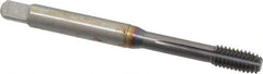Guhring - #12-28 UNF 2BX Modified Bottoming Thread Forming Tap - Cobalt, TiCN Finish, 2.382" OAL, 0.374" Thread Length, Right Hand Thread, Series 3944 - Exact Industrial Supply