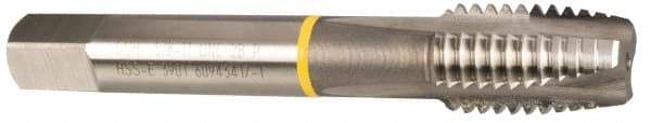 Guhring - #12-28 UNF, 3 Flute, Bright Finish, Cobalt Spiral Point Tap - Plug Chamfer, Right Hand Thread, 2.382" OAL, 0.63" Thread Length, 0.22" Shank Diam, 2B Class of Fit, Series 3902 - Exact Industrial Supply