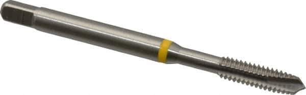 Guhring - #8-32 UNC, 3 Flute, Bright Finish, Cobalt Spiral Point Tap - Plug Chamfer, Right Hand Thread, 2.13" OAL, 0.472" Thread Length, 0.168" Shank Diam, 2B Class of Fit, Series 3901 - Exact Industrial Supply