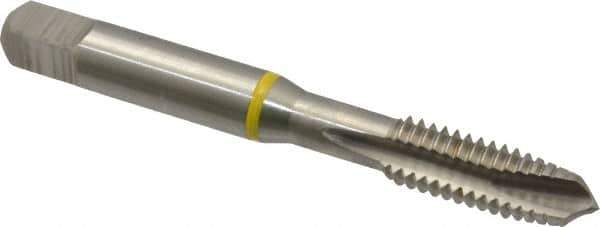 Guhring - 5/16-18 UNC, 3 Flute, Bright Finish, Cobalt Spiral Point Tap - Plug Chamfer, Right Hand Thread, 2.72" OAL, 0.71" Thread Length, 0.318" Shank Diam, 2B Class of Fit, Series 3901 - Exact Industrial Supply