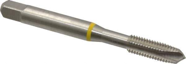 Guhring - 1/4-28 UNF, 3 Flute, Bright Finish, Cobalt Spiral Point Tap - Plug Chamfer, Right Hand Thread, 2-1/2" OAL, 0.63" Thread Length, 0.255" Shank Diam, 2B Class of Fit, Series 3902 - Exact Industrial Supply