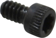 Camcar - #6-32 UNC Torx Plus Drive, Socket Cap Screw - Alloy Steel, Black Oxide Finish, Fully Threaded, 1/4" Length Under Head - Industrial Tool & Supply