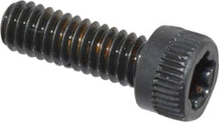 Camcar - #8-32 UNC Torx Plus Drive, Socket Cap Screw - Alloy Steel, Black Oxide Finish, Fully Threaded, 1/2" Length Under Head - Industrial Tool & Supply