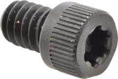 Camcar - 1/4-20 UNC Torx Plus Drive, Socket Cap Screw - Alloy Steel, Black Oxide Finish, Fully Threaded, 3/8" Length Under Head - Industrial Tool & Supply