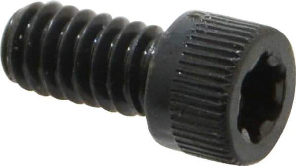 Camcar - 1/4-20 UNC Torx Plus Drive, Socket Cap Screw - Alloy Steel, Black Oxide Finish, Fully Threaded, 1/2" Length Under Head - Industrial Tool & Supply