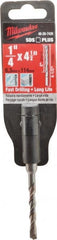 Milwaukee Tool - 1/4" Diam, SDS-Plus Shank, Carbide-Tipped Rotary & Hammer Drill Bit - Industrial Tool & Supply