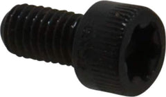 Camcar - #10-32 UNF Torx Plus Drive, Socket Cap Screw - Alloy Steel, Black Oxide Finish, Fully Threaded, 3/8" Length Under Head - Industrial Tool & Supply