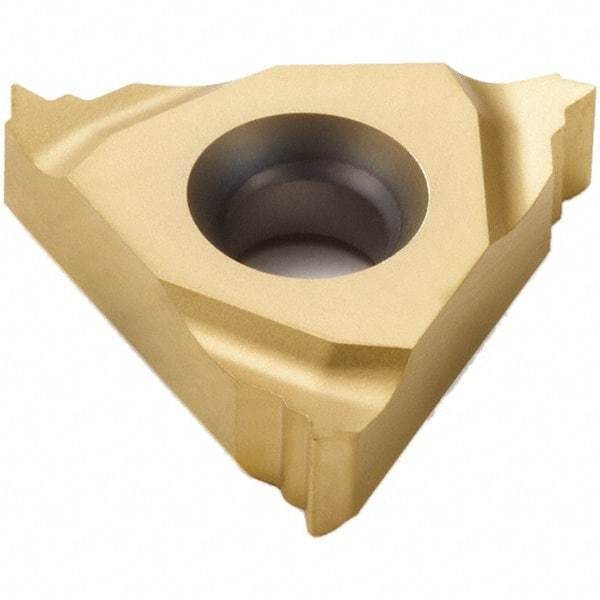 Seco - 16NL Internal Left Hand ISO Laydown Threading Insert - Grade CP500, TiAlN/TiN Coated Carbide - Industrial Tool & Supply
