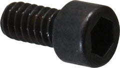 Made in USA - #2-56 UNC Hex Socket Drive, Socket Cap Screw - Alloy Steel, Black Oxide Finish, Fully Threaded, 3/16" Length Under Head - Industrial Tool & Supply
