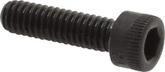 Made in USA - #8-32 UNC Hex Socket Drive, Socket Cap Screw - Alloy Steel, Black Oxide Finish, Fully Threaded, 5/8" Length Under Head - Industrial Tool & Supply