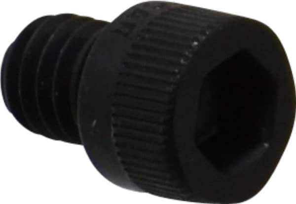 Made in USA - 5/16-18 UNC Hex Socket Drive, Socket Cap Screw - Alloy Steel, Black Oxide Finish, Fully Threaded, 3/8" Length Under Head - Industrial Tool & Supply