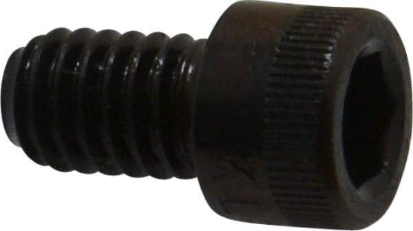Made in USA - 5/16-18 UNC Hex Socket Drive, Socket Cap Screw - Alloy Steel, Black Oxide Finish, Fully Threaded, 1/2" Length Under Head - Industrial Tool & Supply