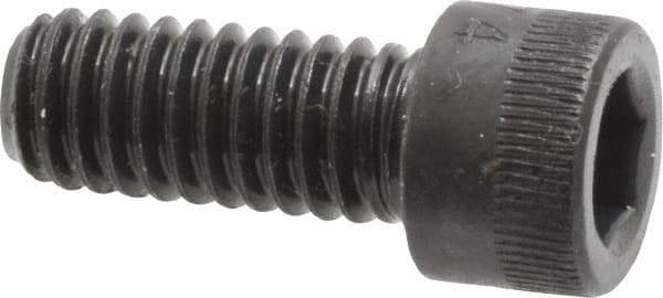 Made in USA - #10-32 UNF Hex Socket Drive, Socket Cap Screw - Alloy Steel, Black Oxide, Fully Threaded, 1" Length Under Head - Industrial Tool & Supply