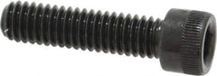 Made in USA - 5/16-18 UNC Hex Socket Drive, Socket Cap Screw - Alloy Steel, Black Oxide Finish, Fully Threaded, 1-1/4" Length Under Head - Industrial Tool & Supply