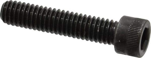 Made in USA - 5/16-18 UNC Hex Socket Drive, Socket Cap Screw - Alloy Steel, Black Oxide Finish, Fully Threaded, 1-1/2" Length Under Head - Industrial Tool & Supply