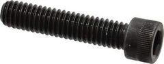 Made in USA - 5/16-18 UNC Hex Socket Drive, Socket Cap Screw - Alloy Steel, Black Oxide Finish, Fully Threaded, 1-1/2" Length Under Head - Industrial Tool & Supply