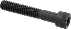 Made in USA - 5/16-18 UNC Hex Socket Drive, Socket Cap Screw - Alloy Steel, Black Oxide Finish, Partially Threaded, 1-3/4" Length Under Head - Industrial Tool & Supply