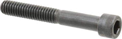 Made in USA - 5/16-18 UNC Hex Socket Drive, Socket Cap Screw - Alloy Steel, Black Oxide Finish, Partially Threaded, 2-1/4" Length Under Head - Industrial Tool & Supply