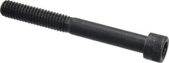Made in USA - 5/16-18 UNC Hex Socket Drive, Socket Cap Screw - Alloy Steel, Black Oxide Finish, Partially Threaded, 2-3/4" Length Under Head - Industrial Tool & Supply