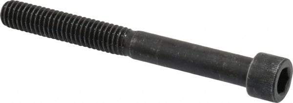 Made in USA - 5/16-18 UNC Hex Socket Drive, Socket Cap Screw - Alloy Steel, Black Oxide Finish, Partially Threaded, 3" Length Under Head - Industrial Tool & Supply