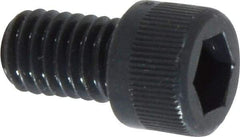 Made in USA - 3/8-16 UNC Hex Socket Drive, Socket Cap Screw - Alloy Steel, Black Oxide Finish, Fully Threaded, 5/8" Length Under Head - Industrial Tool & Supply