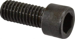 Made in USA - 3/8-16 UNC Hex Socket Drive, Socket Cap Screw - Alloy Steel, Black Oxide Finish, Fully Threaded, 7/8" Length Under Head - Industrial Tool & Supply
