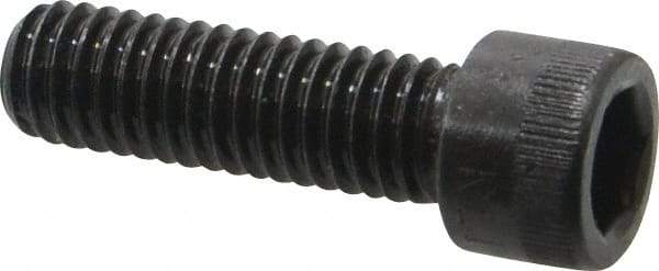 Made in USA - 3/8-16 UNC Hex Socket Drive, Socket Cap Screw - Alloy Steel, Black Oxide Finish, Fully Threaded, 1-1/4" Length Under Head - Industrial Tool & Supply