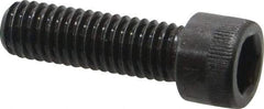 Made in USA - 3/8-16 UNC Hex Socket Drive, Socket Cap Screw - Alloy Steel, Black Oxide Finish, Fully Threaded, 1-1/4" Length Under Head - Industrial Tool & Supply