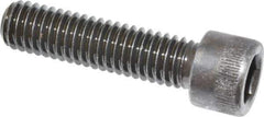Made in USA - 3/8-16 UNC Hex Socket Drive, Socket Cap Screw - Alloy Steel, Black Oxide Finish, Fully Threaded, 1-1/2" Length Under Head - Industrial Tool & Supply