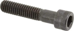 Made in USA - 3/8-16 UNC Hex Socket Drive, Socket Cap Screw - Alloy Steel, Black Oxide Finish, Partially Threaded, 1-3/4" Length Under Head - Industrial Tool & Supply