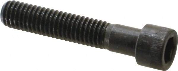 Made in USA - 3/8-16 UNC Hex Socket Drive, Socket Cap Screw - Alloy Steel, Black Oxide Finish, Partially Threaded, 2" Length Under Head - Industrial Tool & Supply