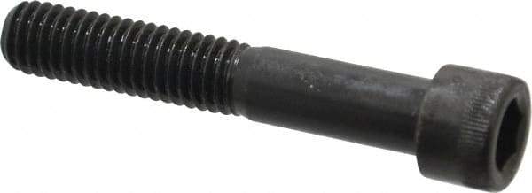 Made in USA - 3/8-16 UNC Hex Socket Drive, Socket Cap Screw - Alloy Steel, Black Oxide Finish, Partially Threaded, 2-1/4" Length Under Head - Industrial Tool & Supply