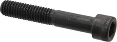 Made in USA - 3/8-16 UNC Hex Socket Drive, Socket Cap Screw - Alloy Steel, Black Oxide Finish, Partially Threaded, 2-1/4" Length Under Head - Industrial Tool & Supply