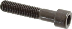 Made in USA - 1/2-13 UNC Hex Socket Drive, Socket Cap Screw - Alloy Steel, Black Oxide Finish, Partially Threaded, 2-1/2" Length Under Head - Industrial Tool & Supply