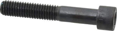 Made in USA - 1/2-13 UNC Hex Socket Drive, Socket Cap Screw - Alloy Steel, Black Oxide Finish, Partially Threaded, 3" Length Under Head - Industrial Tool & Supply