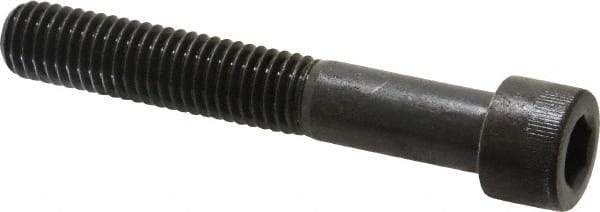 Made in USA - 1/2-13 UNC Hex Socket Drive, Socket Cap Screw - Alloy Steel, Black Oxide Finish, Partially Threaded, 3-1/4" Length Under Head - Industrial Tool & Supply