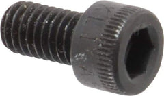 Made in USA - #10-32 UNF Hex Socket Drive, Socket Cap Screw - Alloy Steel, Black Oxide Finish, Fully Threaded, 3/8" Length Under Head - Industrial Tool & Supply