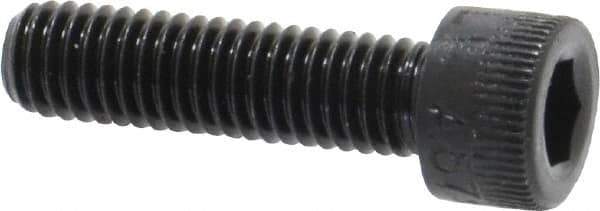 Made in USA - #10-32 UNF Hex Socket Drive, Socket Cap Screw - Alloy Steel, Black Oxide Finish, Fully Threaded, 3/4" Length Under Head - Industrial Tool & Supply