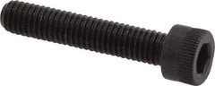 Made in USA - #10-32 UNF Hex Socket Drive, Socket Cap Screw - Alloy Steel, Black Oxide Finish, Fully Threaded, 1" Length Under Head - Industrial Tool & Supply