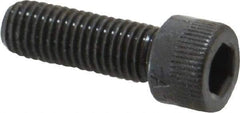 Made in USA - 1/4-28 UNF Hex Socket Drive, Socket Cap Screw - Alloy Steel, Black Oxide Finish, Fully Threaded, 3/4" Length Under Head - Industrial Tool & Supply