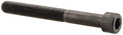 Made in USA - 1/4-28 UNF Hex Socket Drive, Socket Cap Screw - Alloy Steel, Black Oxide Finish, Partially Threaded, 2-1/4" Length Under Head - Industrial Tool & Supply