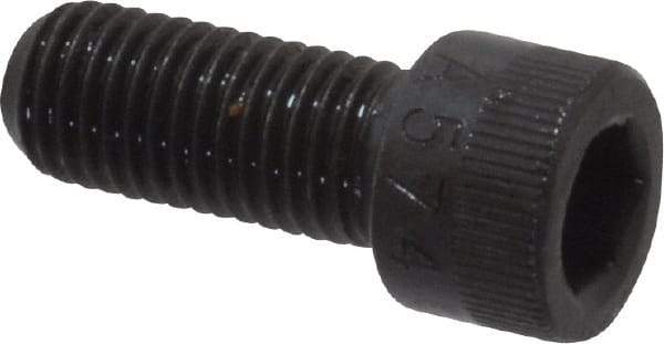 Made in USA - 5/16-24 UNF Hex Socket Drive, Socket Cap Screw - Alloy Steel, Black Oxide Finish, Fully Threaded, 3/4" Length Under Head - Industrial Tool & Supply