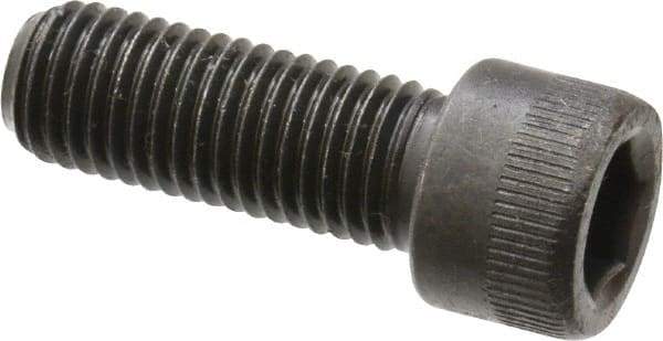 Made in USA - 5/16-24 UNF Hex Socket Drive, Socket Cap Screw - Alloy Steel, Black Oxide Finish, Fully Threaded, 7/8" Length Under Head - Industrial Tool & Supply