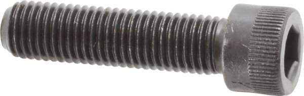 Made in USA - 5/16-24 UNF Hex Socket Drive, Socket Cap Screw - Alloy Steel, Black Oxide Finish, Fully Threaded, 1-1/4" Length Under Head - Industrial Tool & Supply
