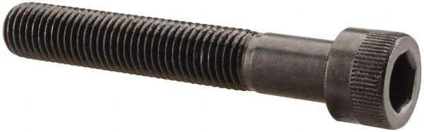Made in USA - 5/16-24 UNF Hex Socket Drive, Socket Cap Screw - Alloy Steel, Black Oxide Finish, Partially Threaded, 2" Length Under Head - Industrial Tool & Supply
